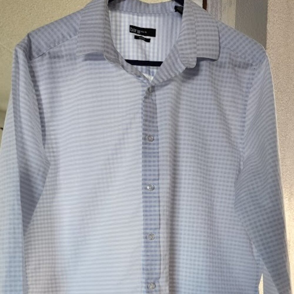barIII Men's Slim Fit Button-Down